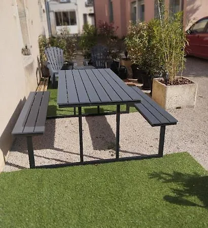 Maison De Village Appartement Rdc Avec Terrasse Gy Exterior photo